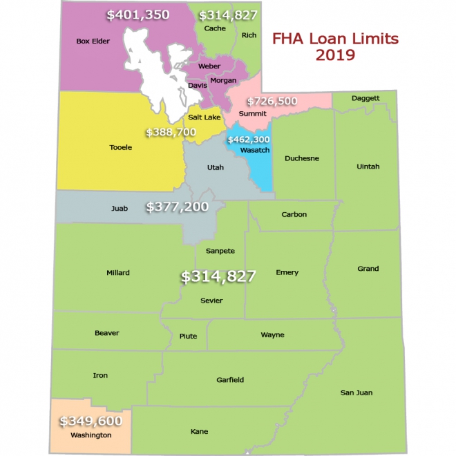 FHA Increases 2019 Loan Limits in Utah