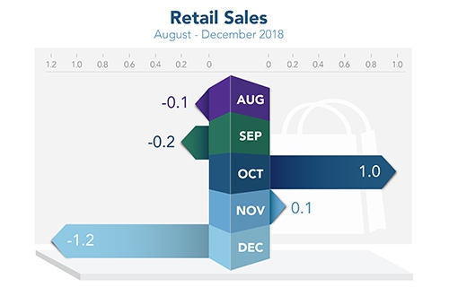 Retail Sales Plunge in December